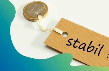 Stabilität Anhänger mit der Aufschrift