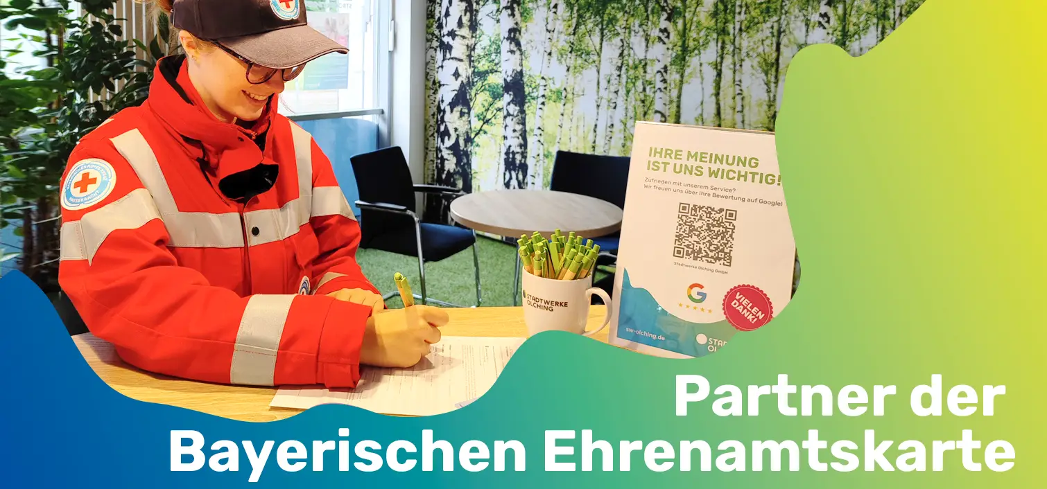 Stadtwerke Olching sind Partner der bayerischen Ehrenamtskarte