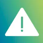 Ausrufezeichen auf buntem Untergrund