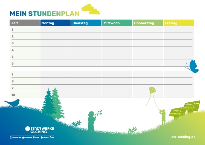 Stundenplan Happy World von SWO